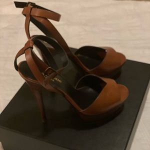 Yves Saint Laurent Tribute Platform Skinny Heels